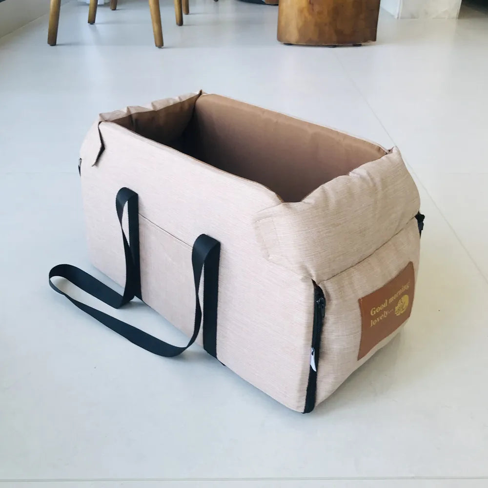 Portable Dog Car Seat Bed – Travel Carrier for Small Pet