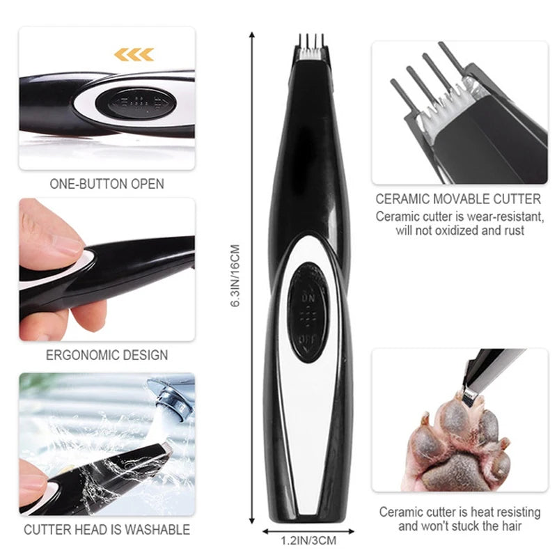 Electric Pet Grooming Kit – Dog & Cat Hair Trimmer