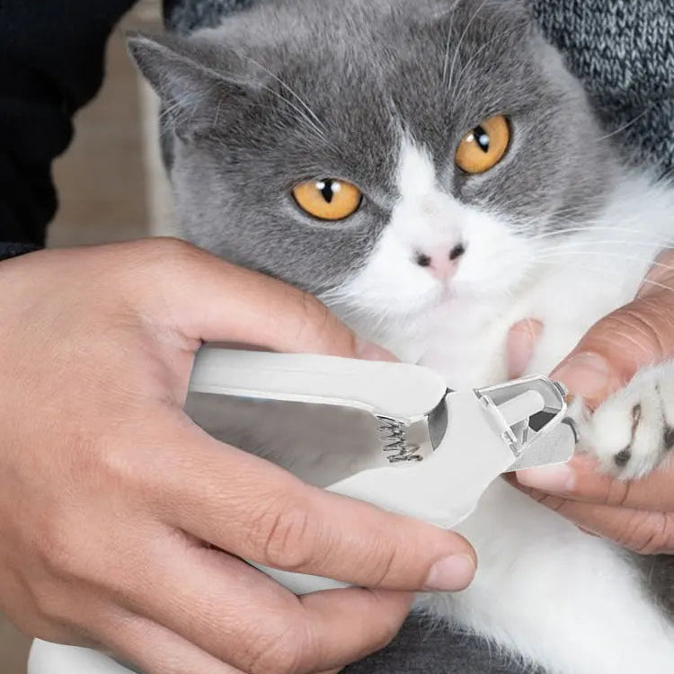 2-in-1 Electric Pet Nail Clippers with LED Light