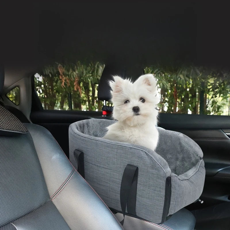 Portable Dog Car Seat Bed – Detachable Travel Carrier
