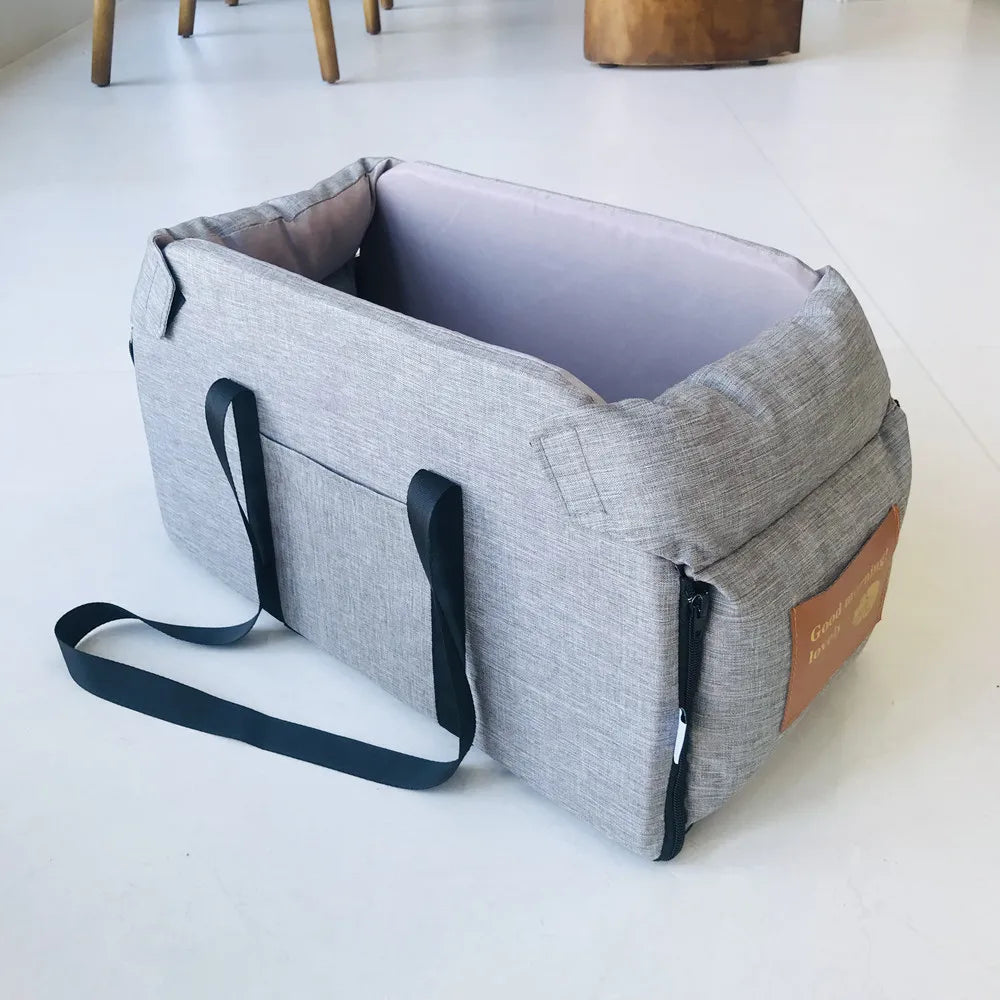 Portable Dog Car Seat Bed – Travel Carrier for Small Pet