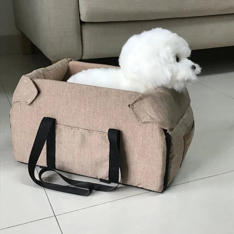 Portable Dog Car Seat Bed – Travel Carrier for Small Pet