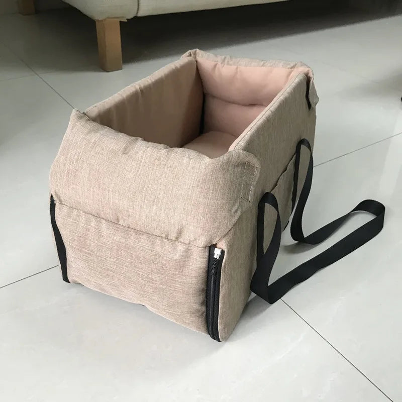 Portable Dog Car Seat Bed – Travel Carrier for Small Pet