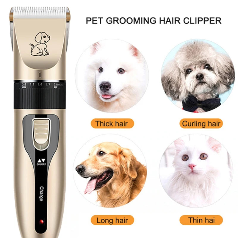 Electric Pet Grooming Kit – Dog & Cat Hair Trimmer