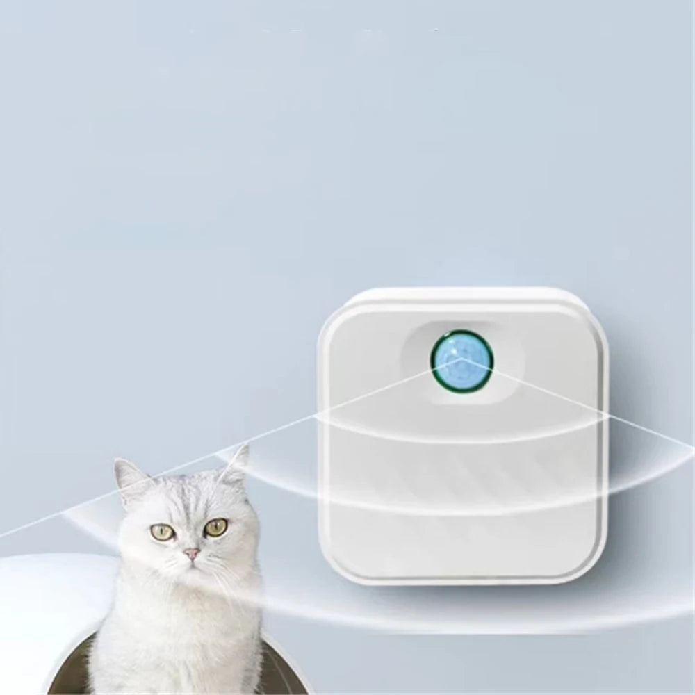 Smart Cat Litter Odor Purifier – 4000mAh Rechargeable