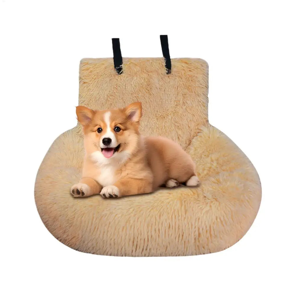 60x60cm Dog Car Seat – Non-Slip & Detachable Travel Bed