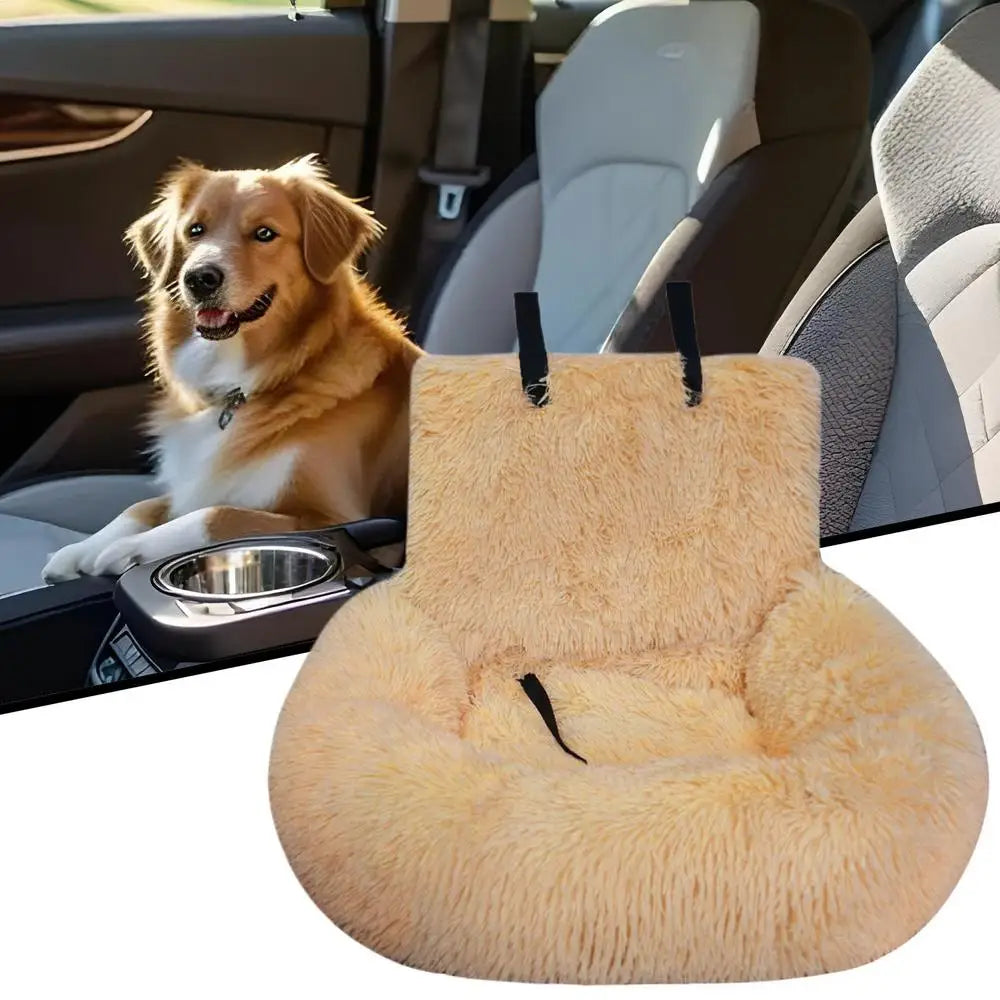 60x60cm Dog Car Seat – Non-Slip & Detachable Travel Bed