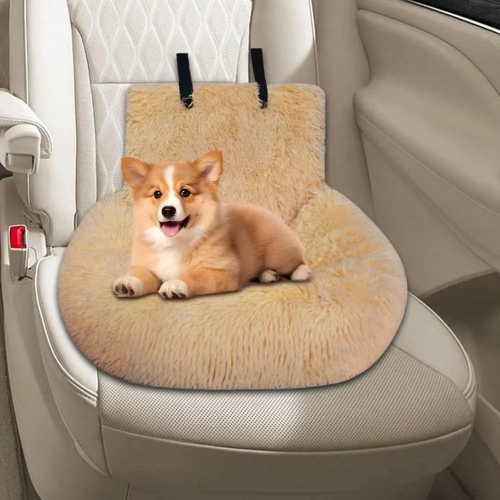 60x60cm Dog Car Seat – Non-Slip & Detachable Travel Bed