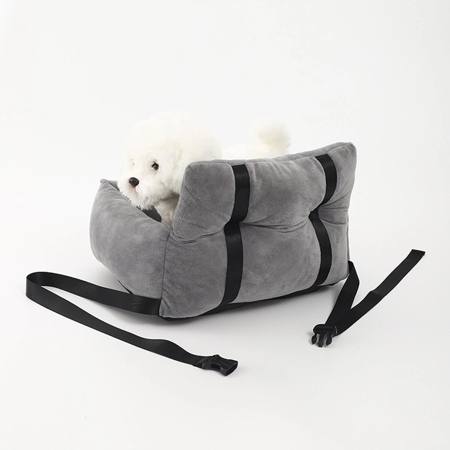 Dog & Cat Car Seat – Adjustable Non-Slip Travel Bed