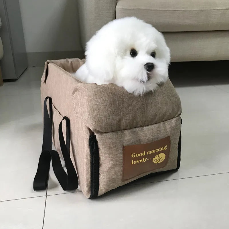 Portable Dog Car Seat Bed – Travel Carrier for Small Pet