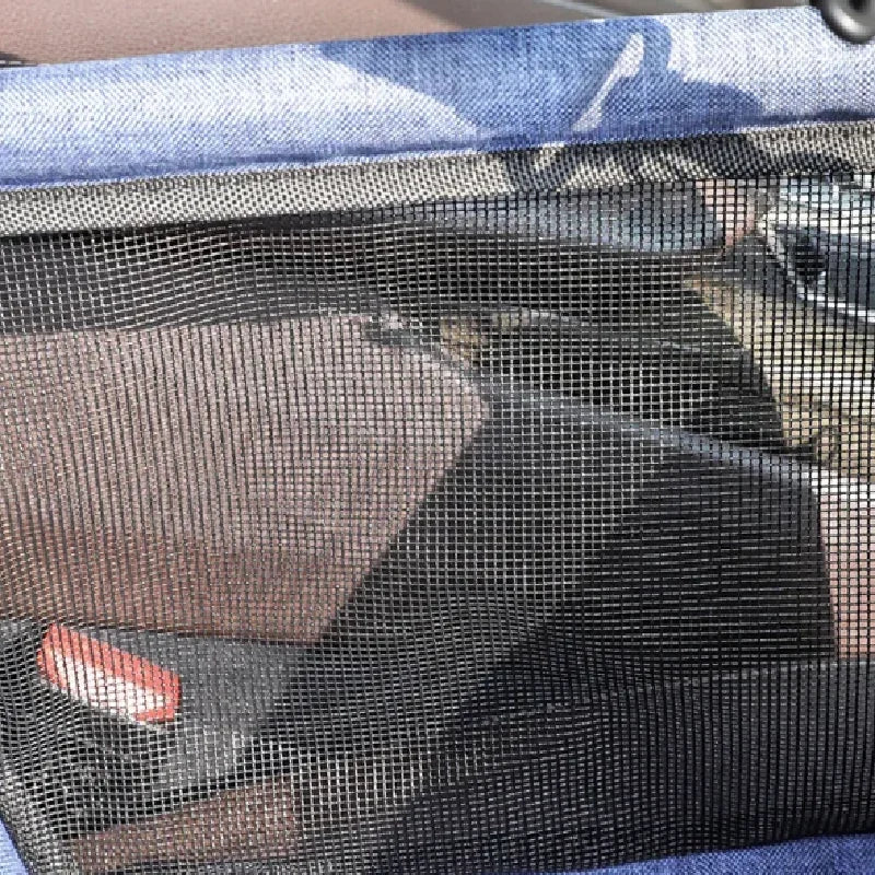 Dog Car Booster Seat – Scratch-Proof & Foldable Travel Bed