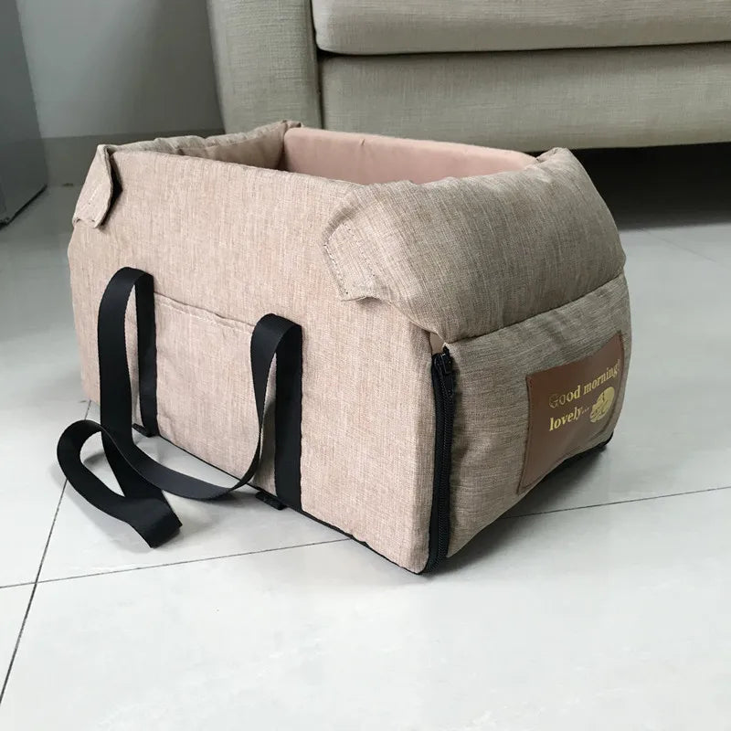 Portable Dog Car Seat Bed – Travel Carrier for Small Pet