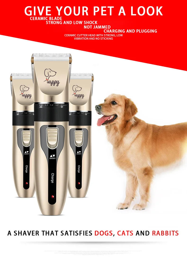 Electric Pet Grooming Kit – Dog & Cat Hair Trimmer