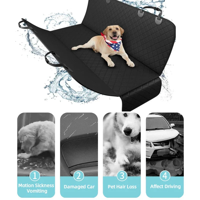 Waterproof Dog Car Seat Cover – Hammock Back Protector