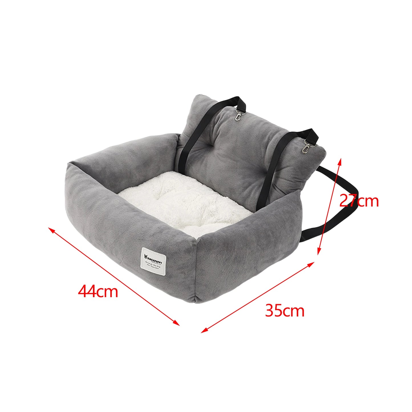 Dog & Cat Car Seat – Adjustable Non-Slip Travel Bed