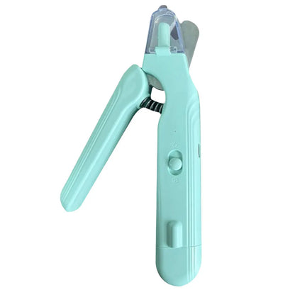 2-in-1 Electric Pet Nail Clippers with LED Light