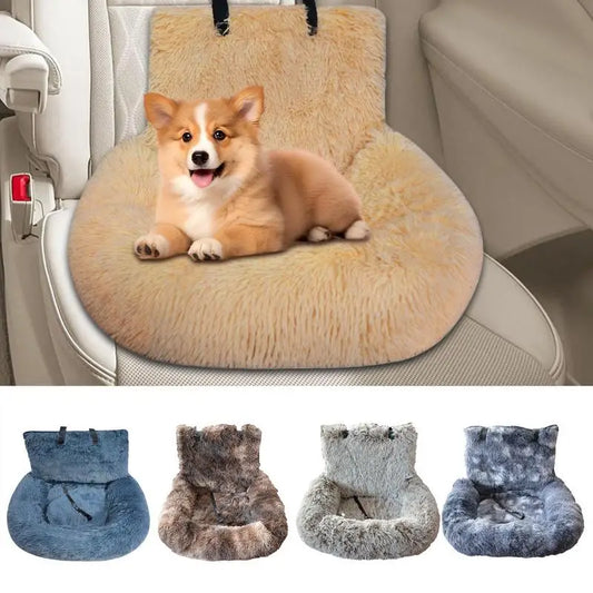 60x60cm Dog Car Seat – Non-Slip & Detachable Travel Bed