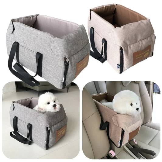 Portable Dog Car Seat Bed – Travel Carrier for Small Pet
