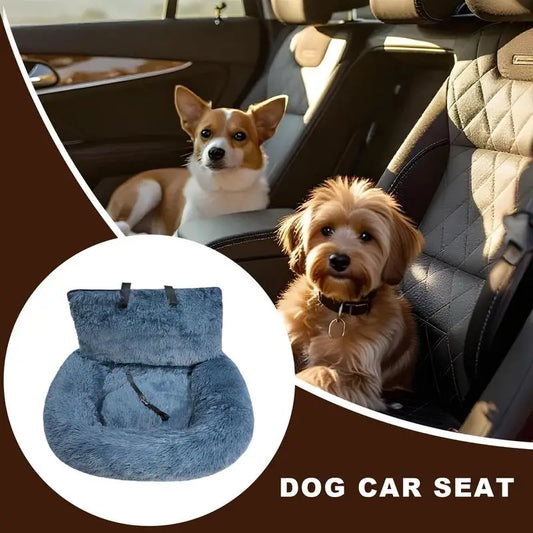 60x60cm Dog Car Seat – Non-Slip & Detachable Travel Bed