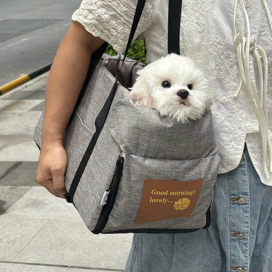 Portable Dog Car Seat Bed – Travel Carrier for Small Pet