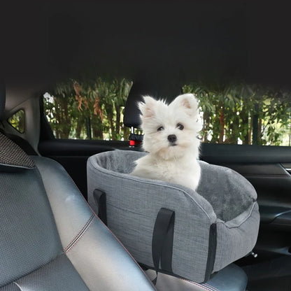 Portable Dog Car Seat Bed – Detachable Travel Carrier