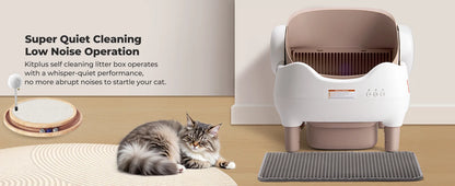 Self-Cleaning Automatic Cat Litter Box – App Control, Odor-Free