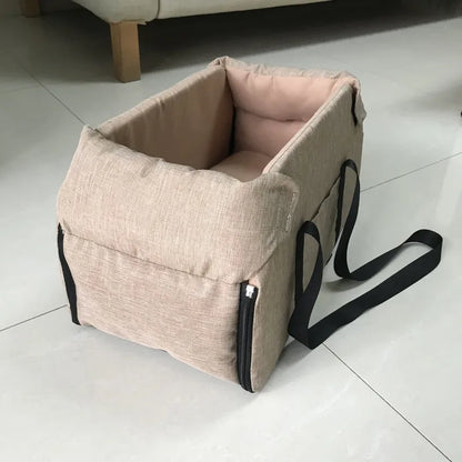 Portable Dog Car Seat Bed – Travel Carrier for Small Pet