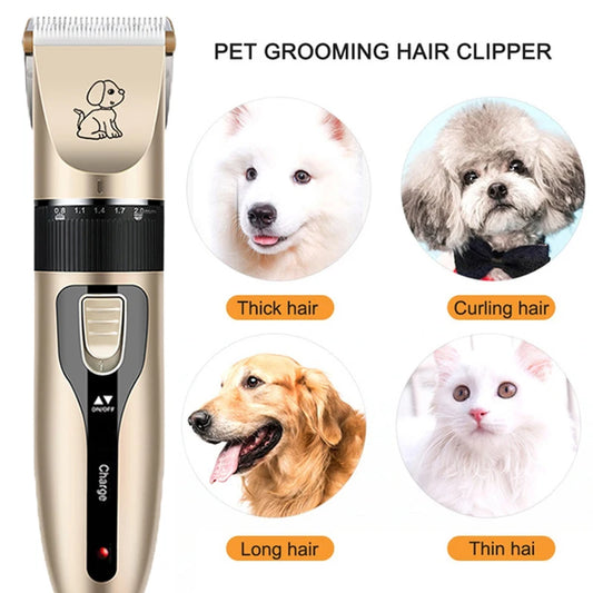 Electric Pet Grooming Kit – Dog & Cat Hair Trimmer