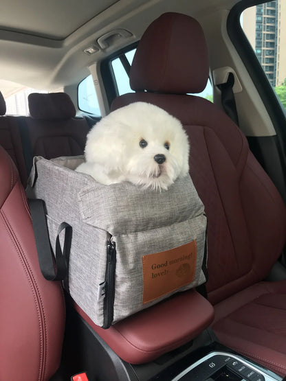 Portable Dog Car Seat Bed – Travel Carrier for Small Pet