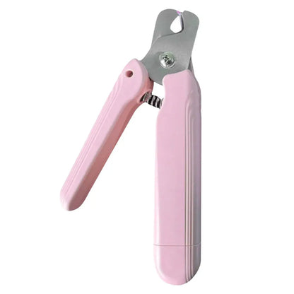 2-in-1 Electric Pet Nail Clippers with LED Light