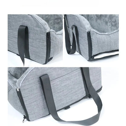 Portable Dog Car Seat Bed – Detachable Travel Carrier