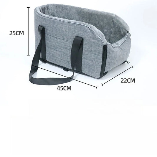 Portable Dog Car Seat Bed – Detachable Travel Carrier